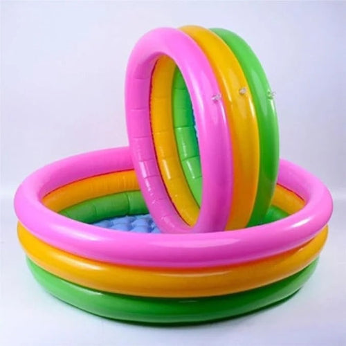 Safe and durable 5FT rainbow pool for children in Pakistan