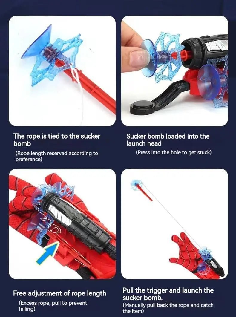 kids outdoor action toy web shooter