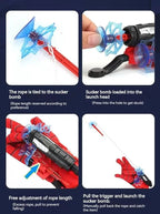 kids outdoor action toy web shooter