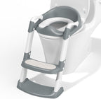 Toddler potty training toilet ladder seat grey Color