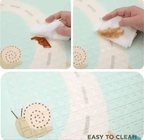 Waterproof reversible play mat