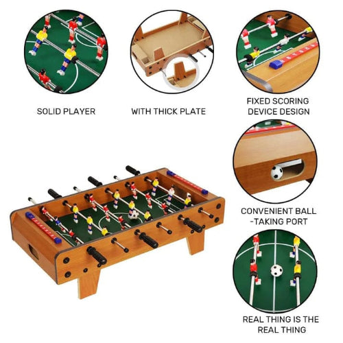 Wooden table football toy for kids in Pakistan