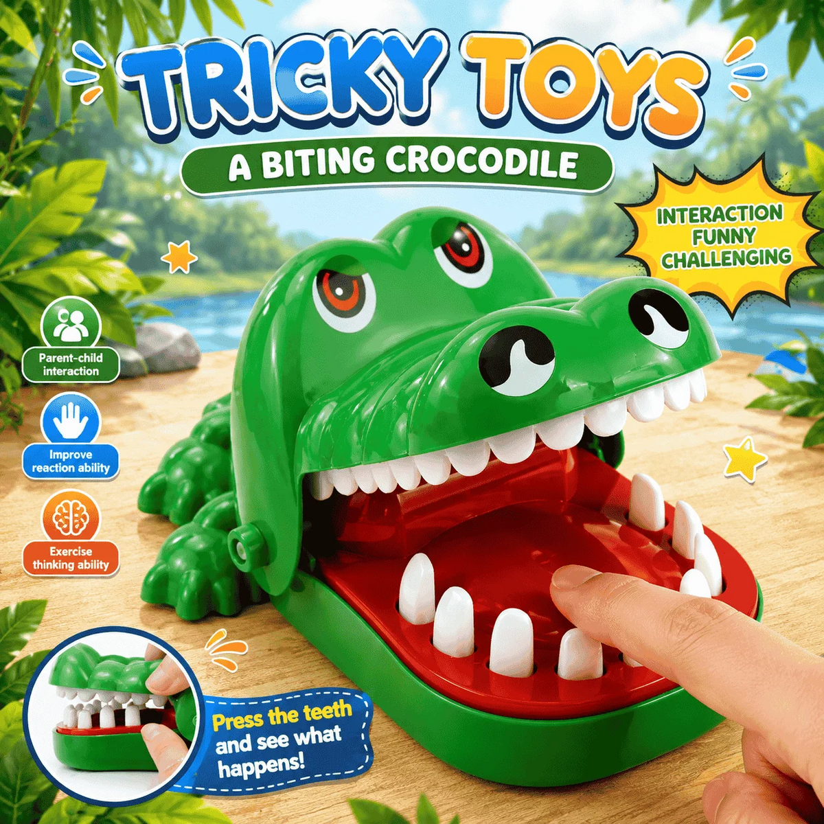 crocodile teeth toys game for kids - Chotu Toys