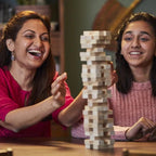 family jenga game wooden blocks