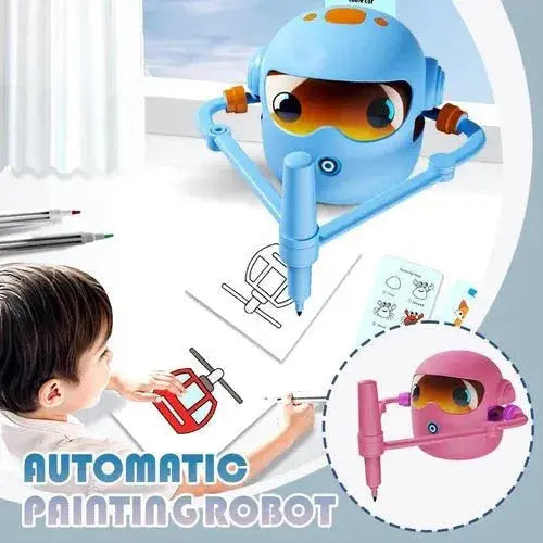 kids smart drawing robot learning toy
