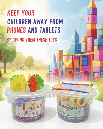 plastic stick blocks set for early learning