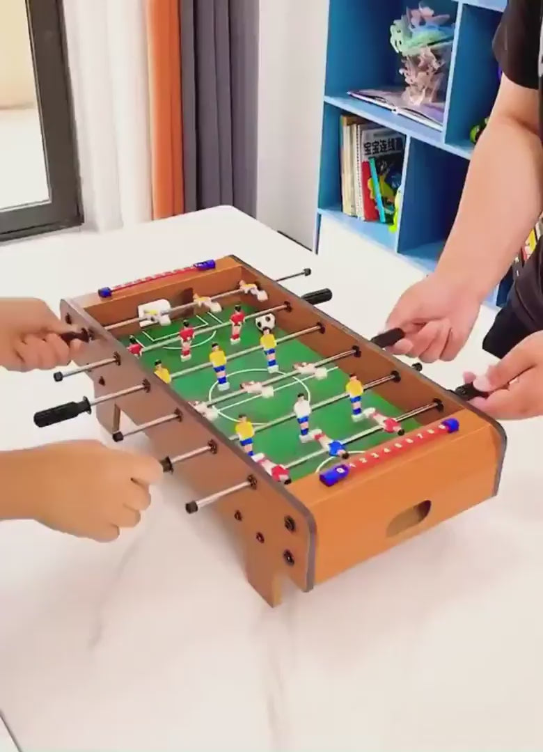 Mini foosball table indoor multiplayer game