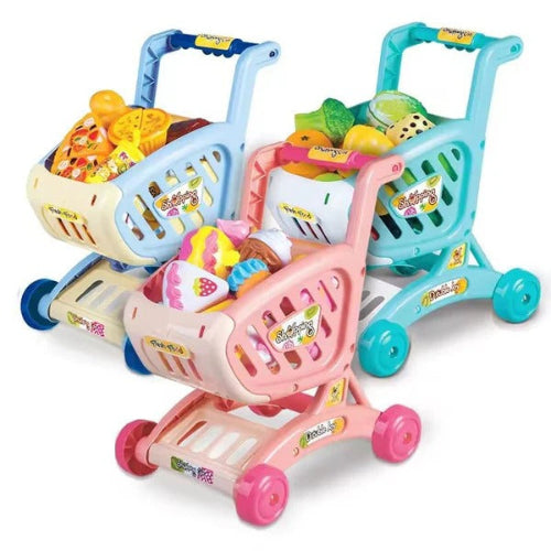Durable shopping cart toy for boys and girls