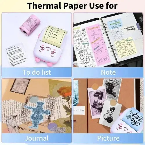 wireless thermal mini printer no ink